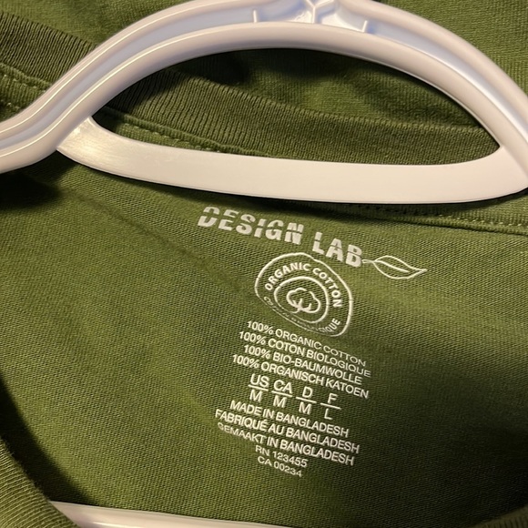 Design Lab Green Short Sleeved Stretch Cotton Dress - Women’s Size Medium - Picture 7 of 7